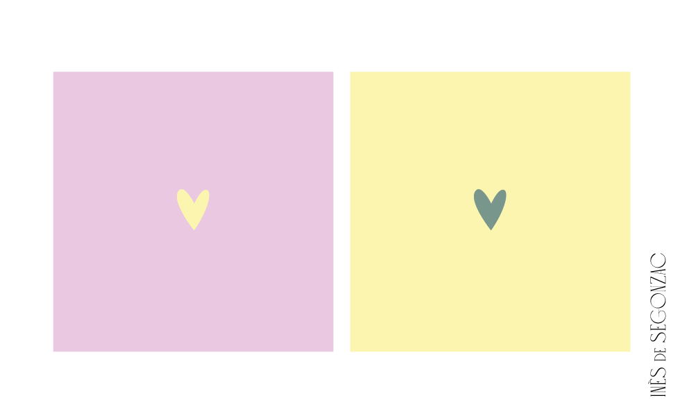 2 cartes cœur - 534