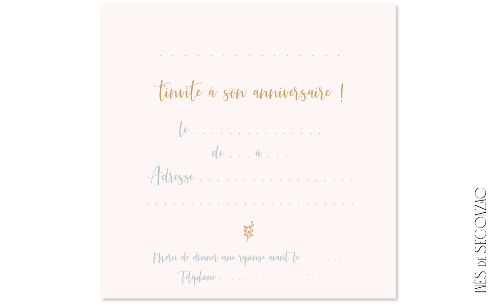 Je t'invite à mon anniversaire - 675