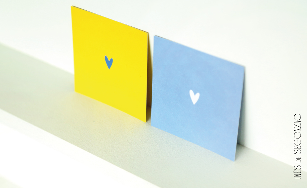 2 cartes cœur - 853