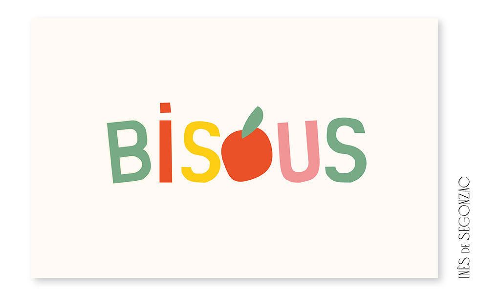Bisous pomme - 870