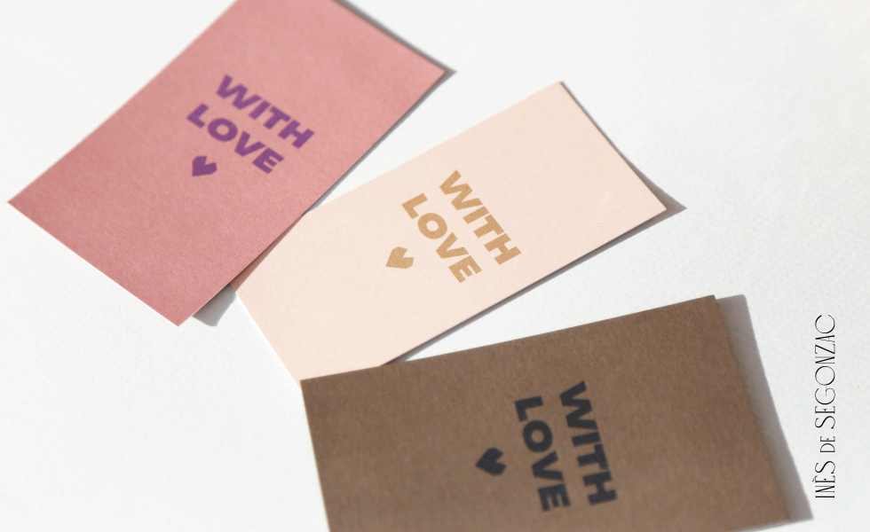 3 cartes With Love - 909