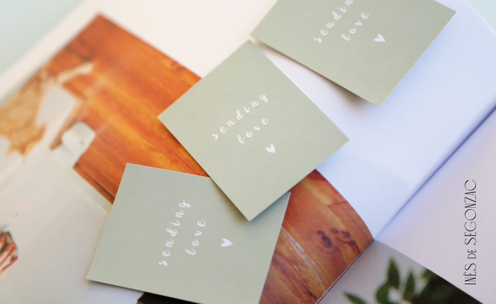 3 cartes Sending love - 908