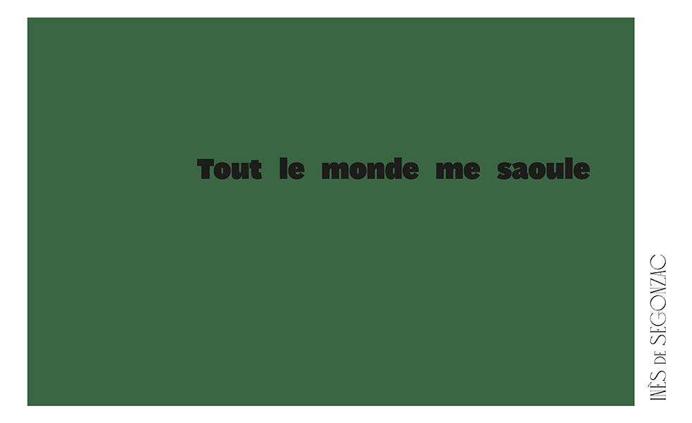 Tout le monde me saoule - 1168