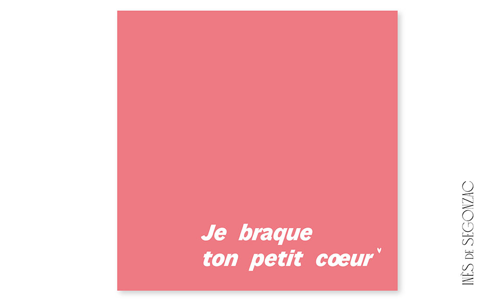 Je braque ton petit cœur - 1170