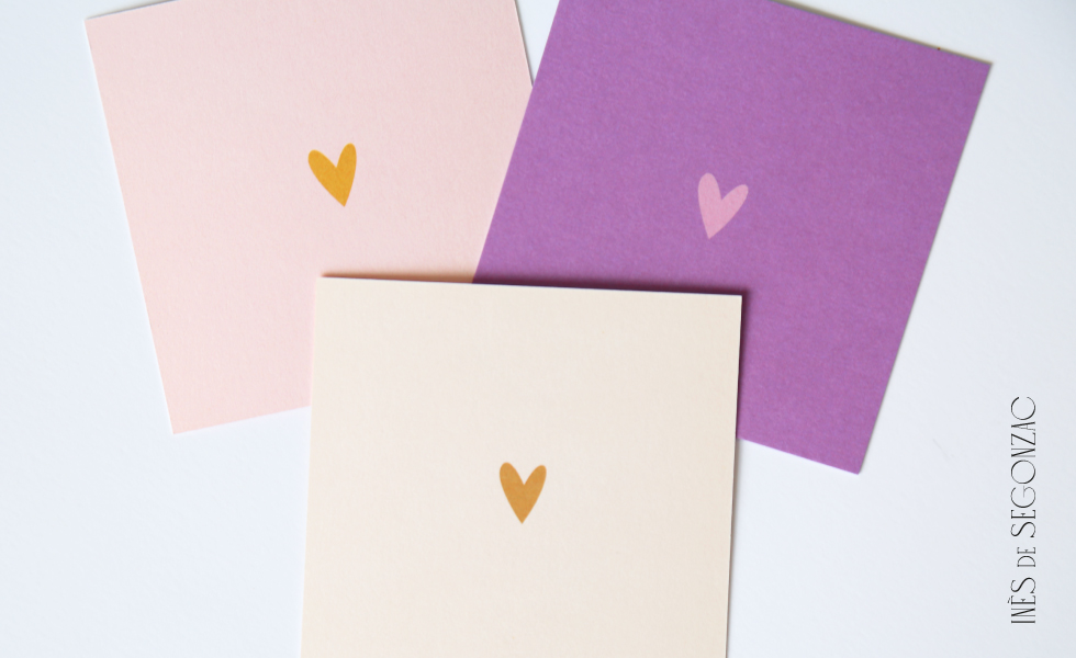 3 cartes Cœur - 1210
