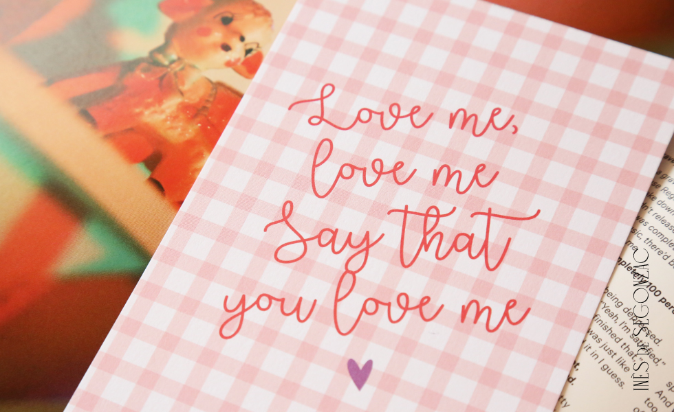 Love me, love me, say that you love me - 1289