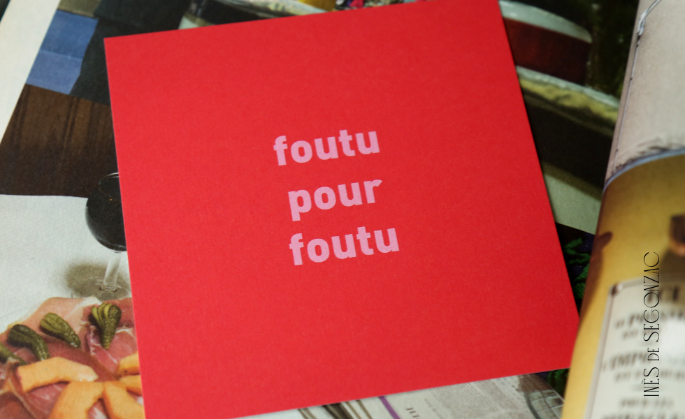 foutu pour foutu - 1330