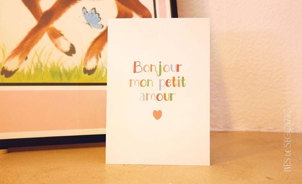 Bonjour mon petit amour - 1575