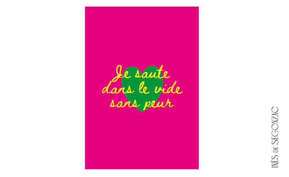 Je saute dans le vide sans peur  - 1870
