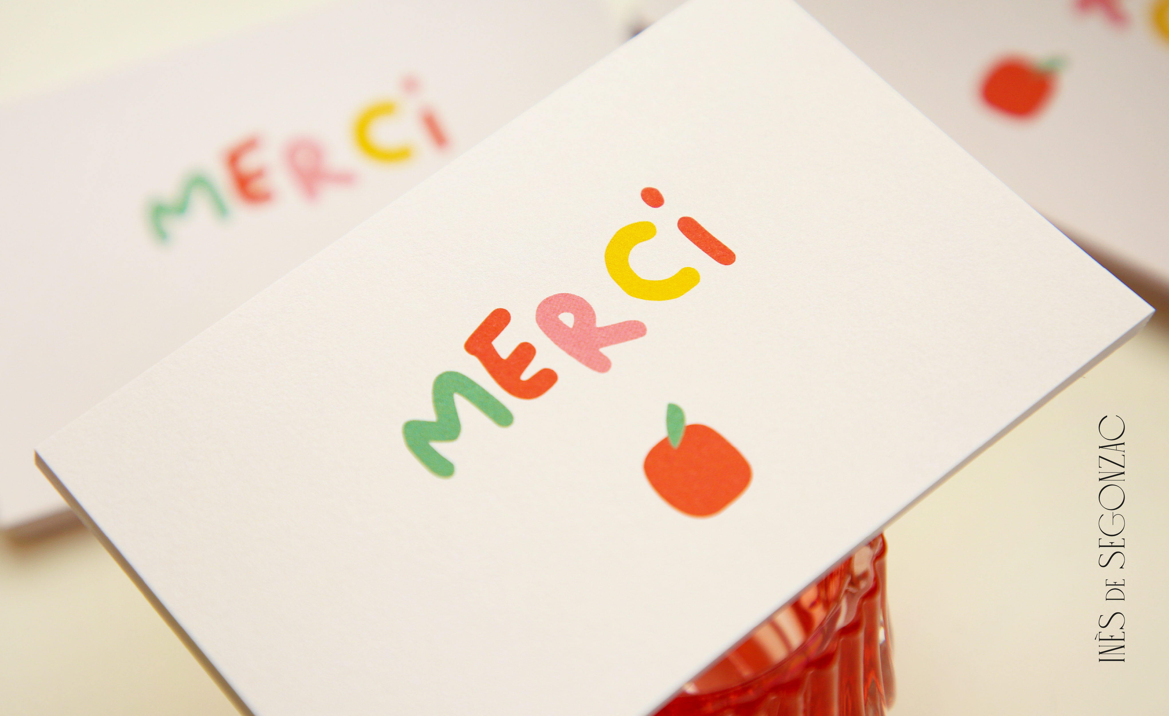 5 cartes merci - 1990
