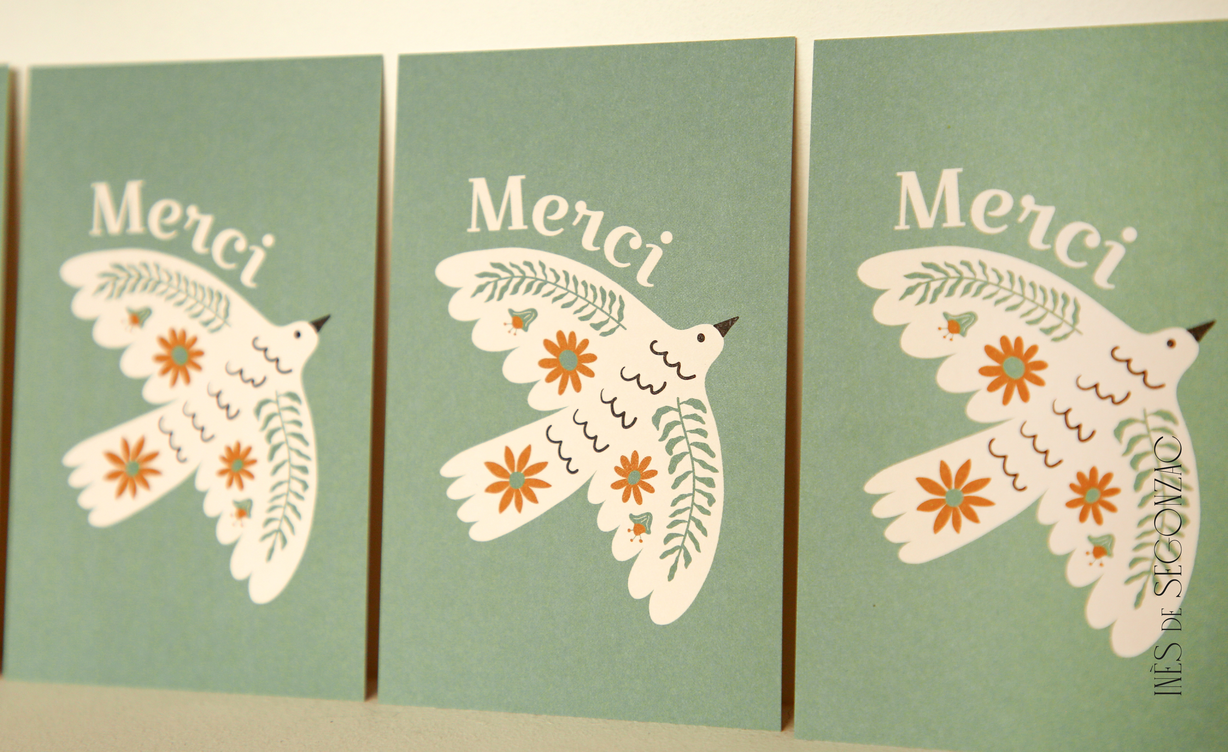 5 cartes merci - 1994