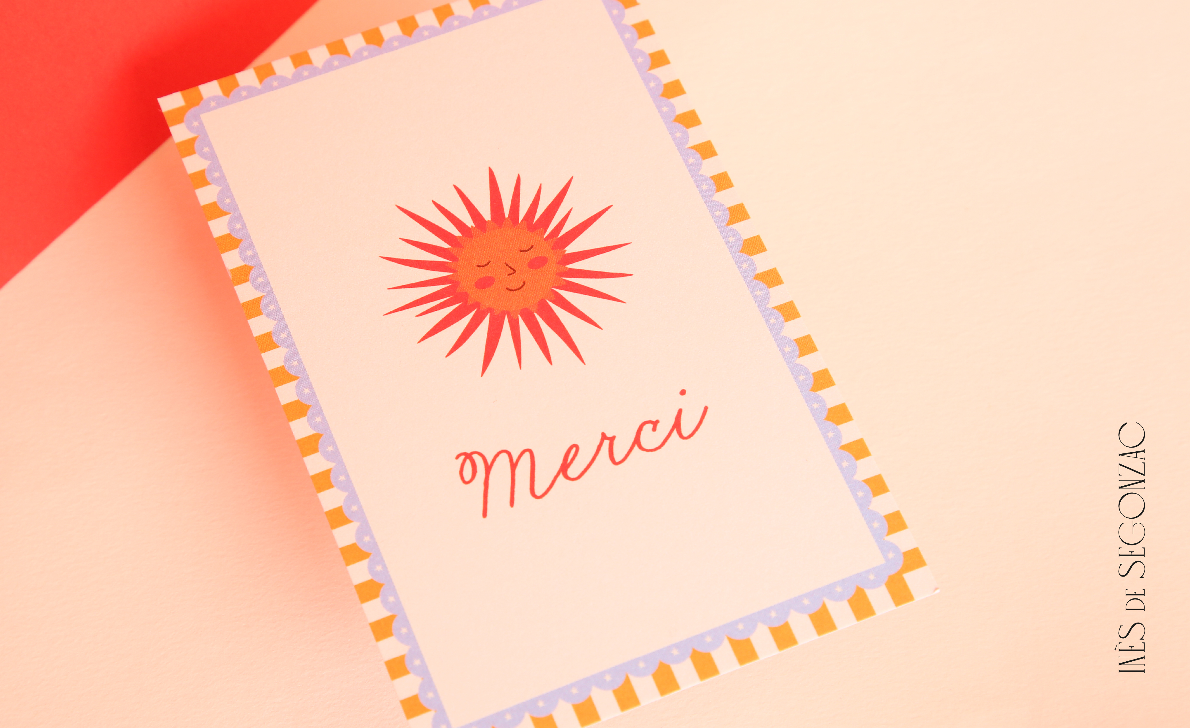 5 cartes merci - 3010