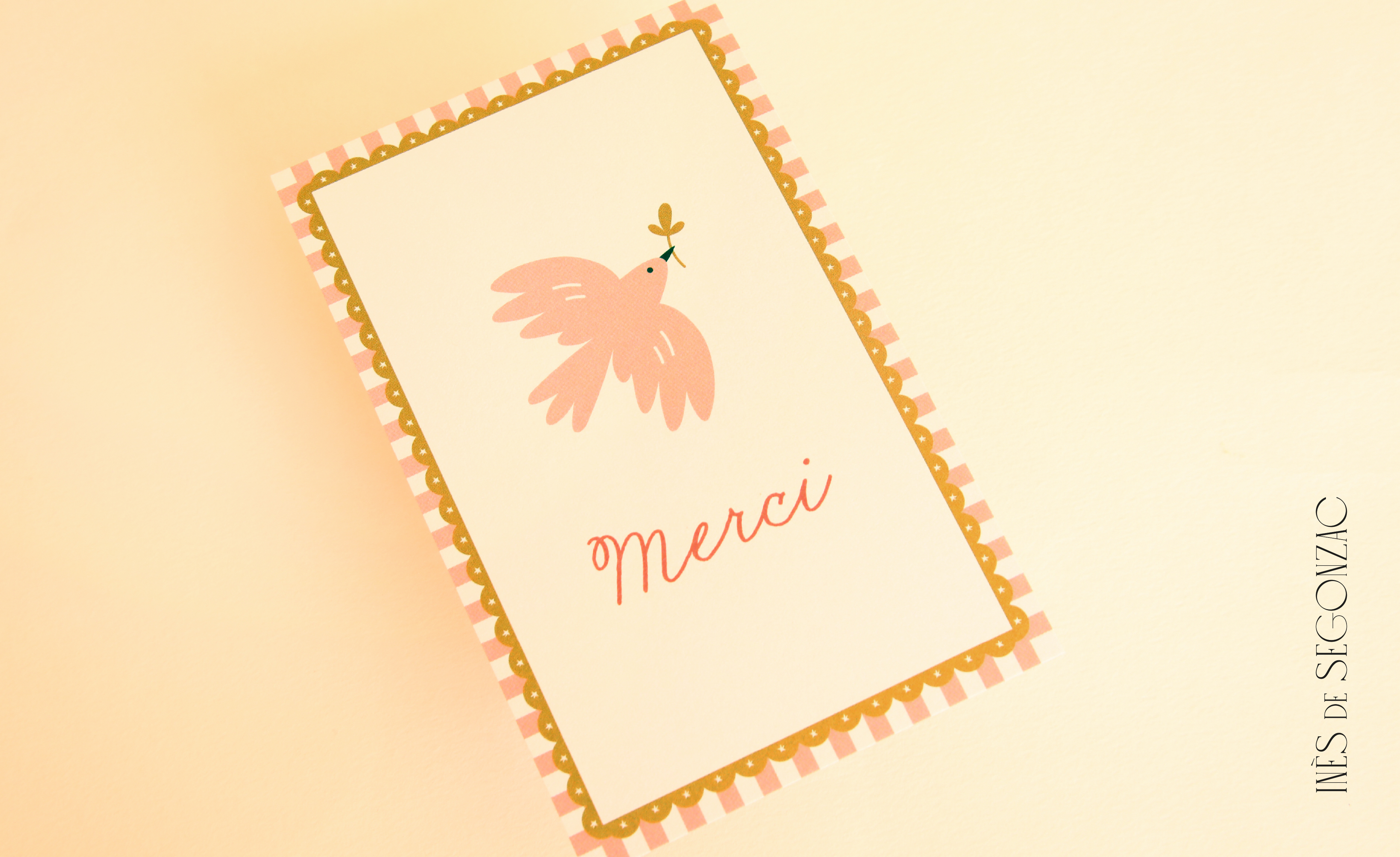 5 cartes merci - 3018
