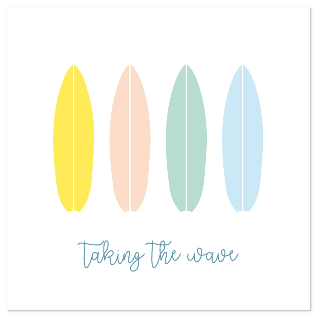 Taking the wave