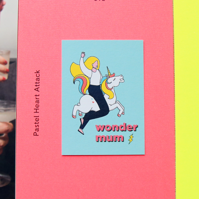 3 cartes Wonder Mum