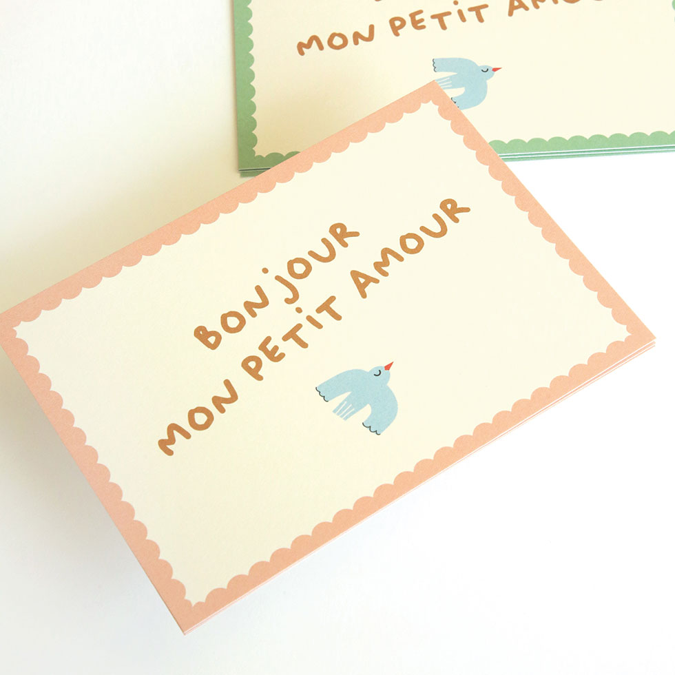 Bonjour mon petit amour