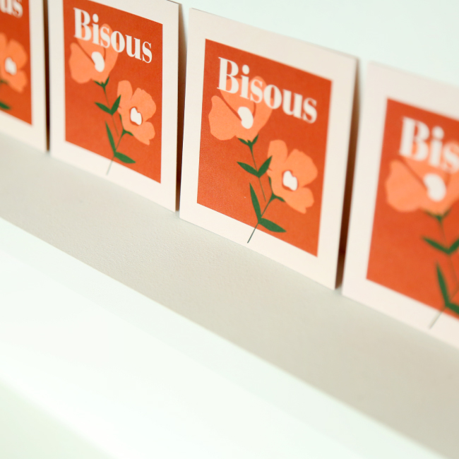 Bisous fleuri