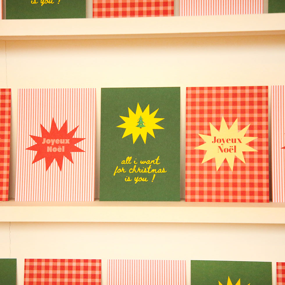 3 cartes de Noël