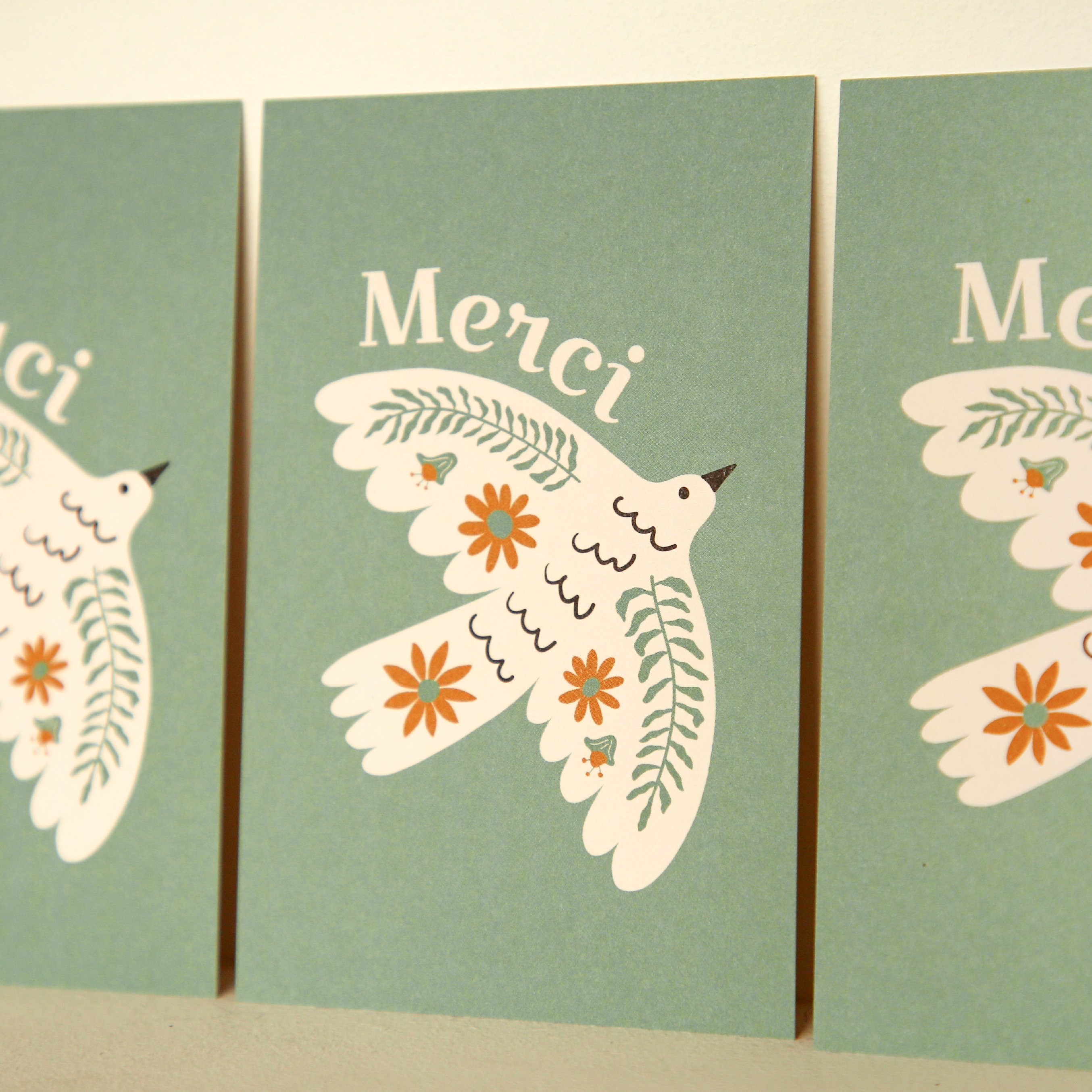 5 cartes merci