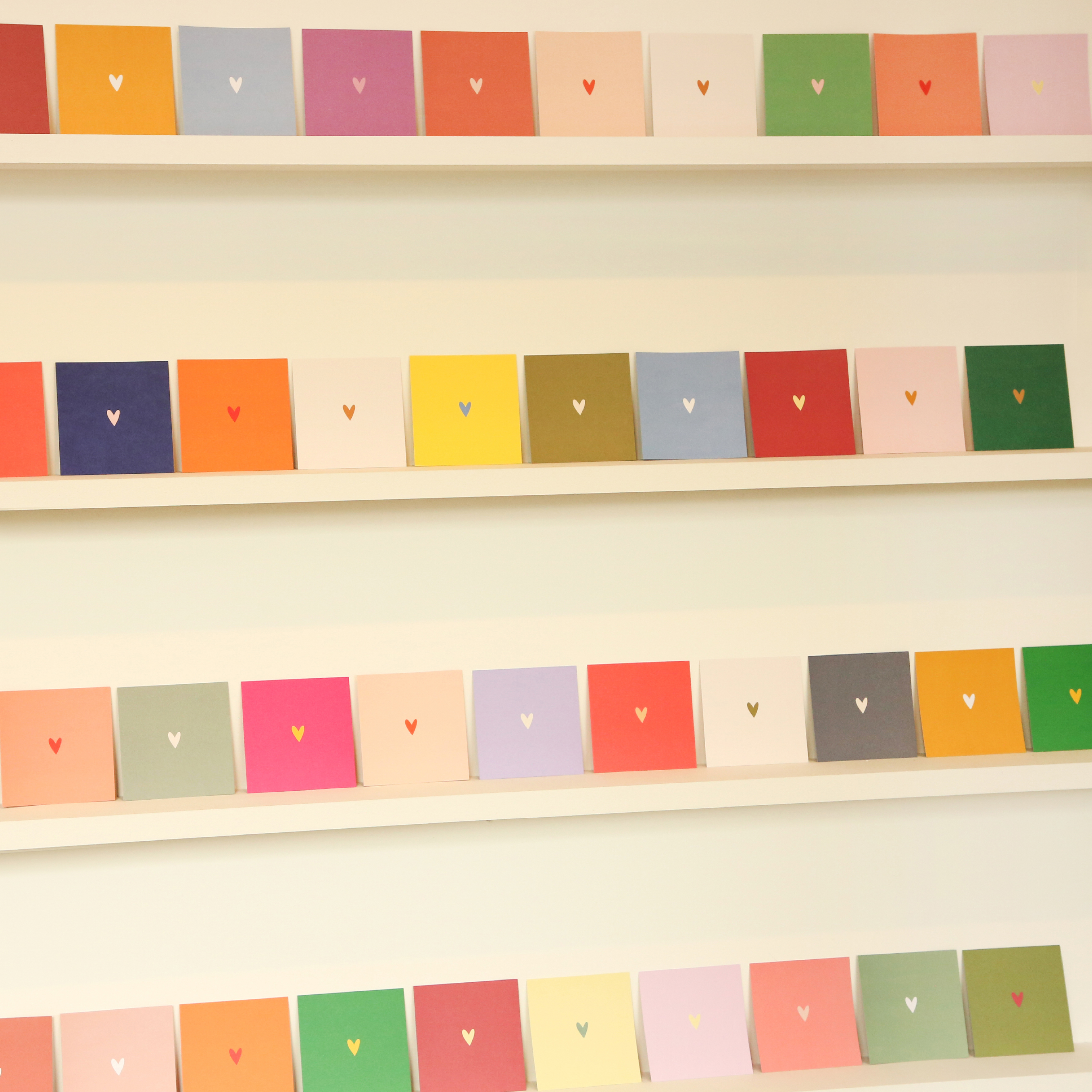 60 cartes cœur