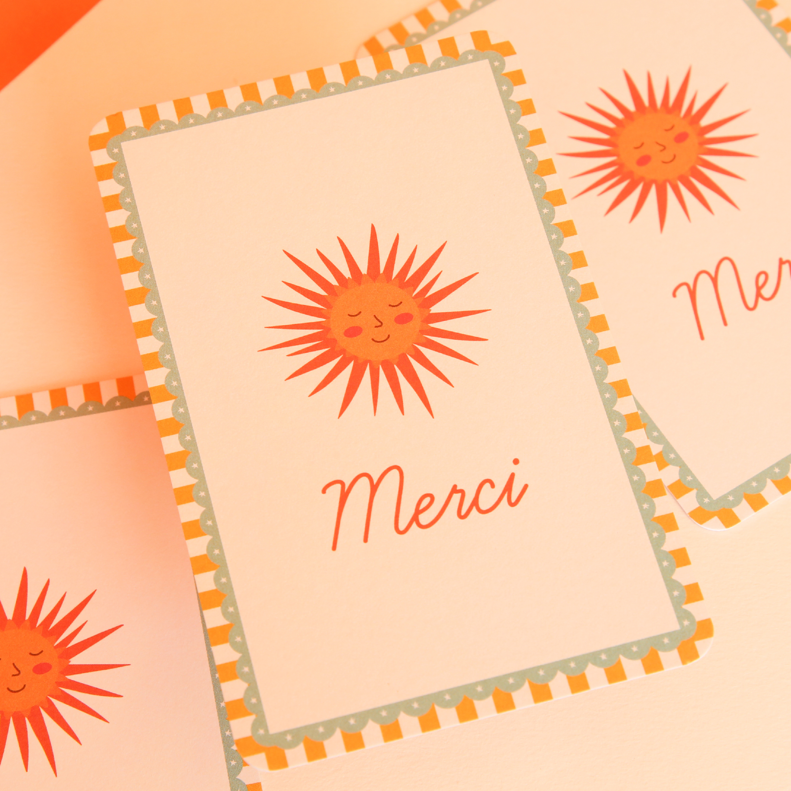 5 cartes merci