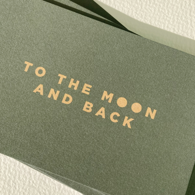 To the moon and back