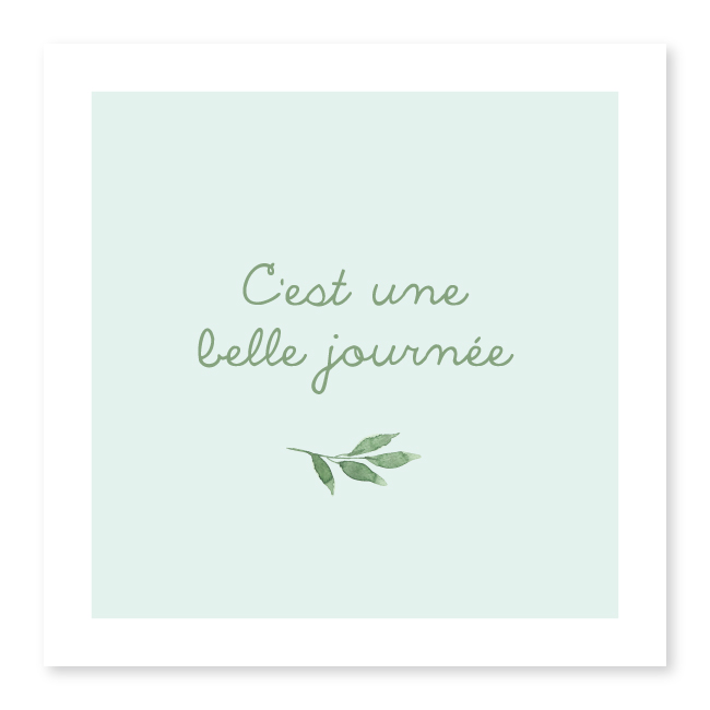 C'est une belle journée