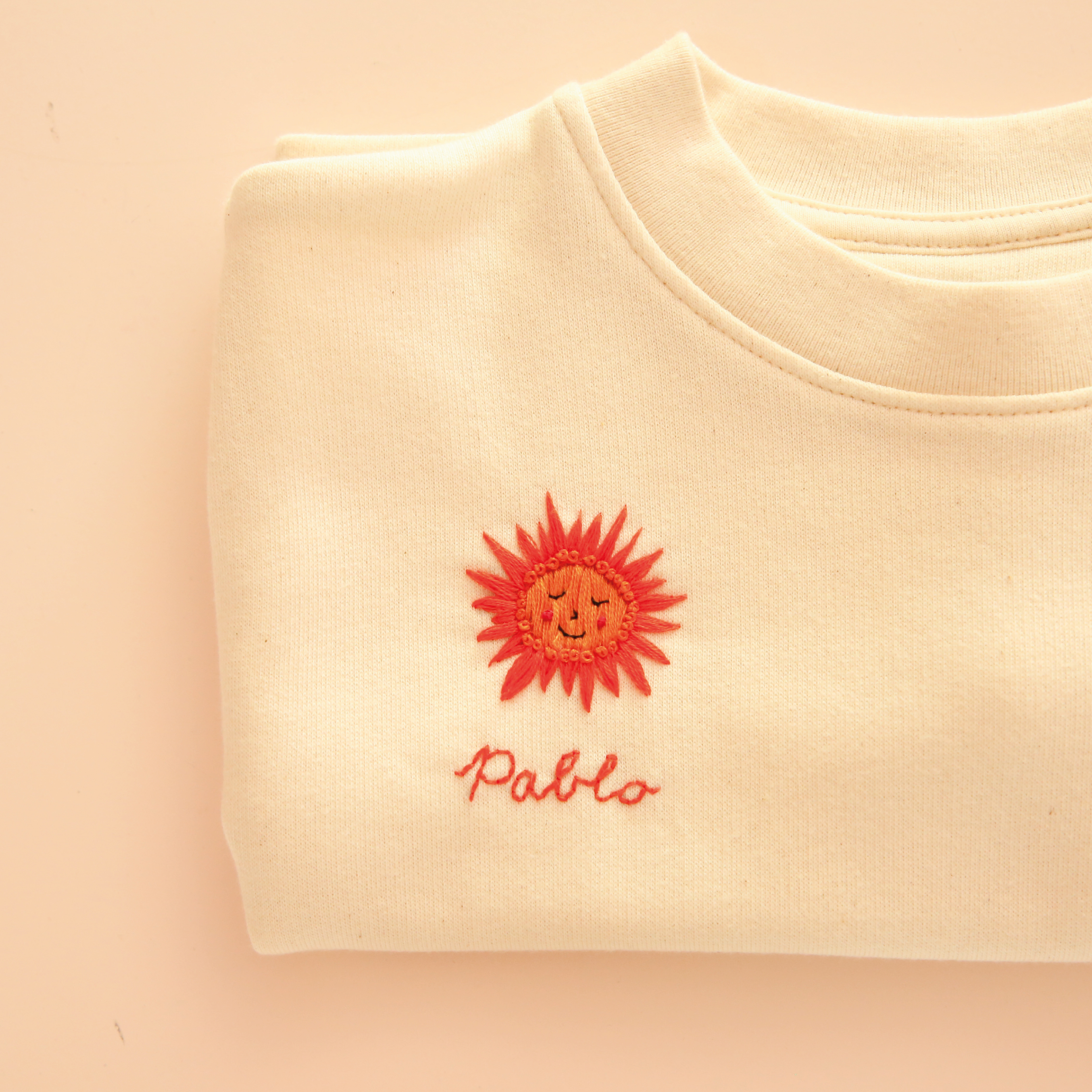 Pull Brodé modèle Lazare