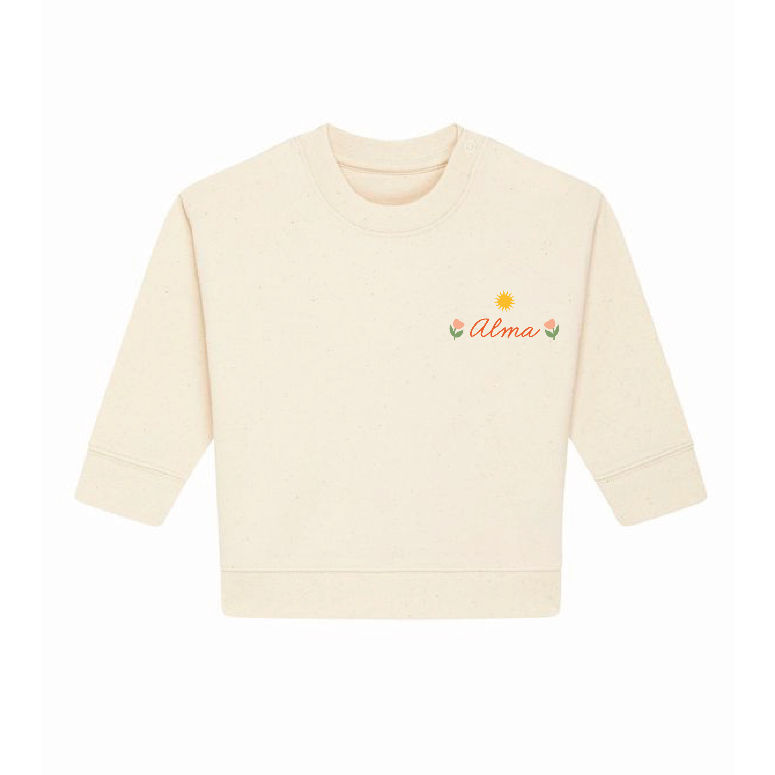 Pull imprimé modèle Alma